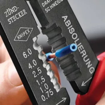 Knipex užspaudimo įrankis kabelių pjovimui