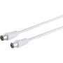 Koaksialinis anteninis kabelis ShiverPeaks 80014-3 3,0 m, 100% ekranuotas, 75 dB slopinimas, BK suderinamas