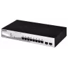 D-Link DGS-1210-08P/E valdomas L2 Gigabit Ethernet (10/100/1000) PoE jungiklis, juodas