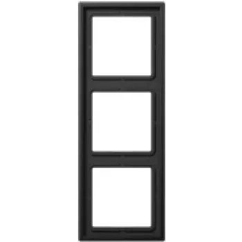 Aliumininė įleidžiama dengiamoji plokštė JUNG AL 2983 D, juoda, 81×223 mm