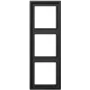 Aliumininė įleidžiama dengiamoji plokštė JUNG AL 2983 D, juoda, 81×223 mm