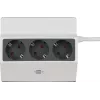 Brennenstuhl 1150070 ilginimo laidas 3 m, 3 kištukiniai lizdai, vidaus patalpoms, IP20, antracitinis/baltas, 16 A