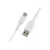 USB laidas Belkin CAB001BT1MWH2PK baltas