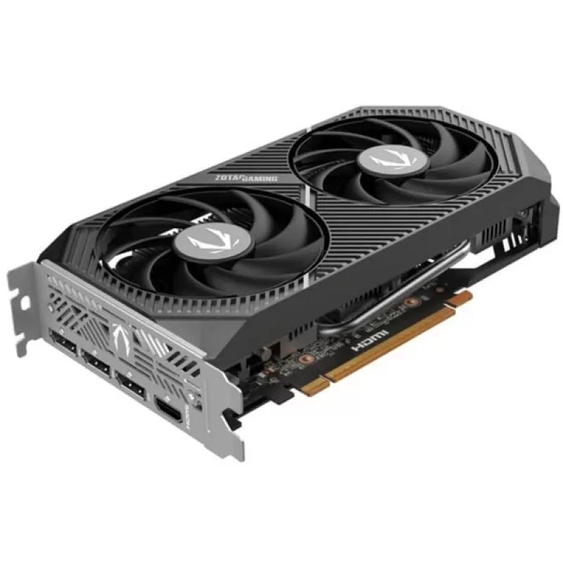 Vaizdo plokštė ZOTAC GeForce RTX 5050 Twin Edge — 8 GB GDDR6, 128 bitų, PCIe x8 5.0, dviejų ventiliatorių aktyvus aušinimas