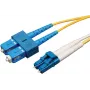 Eaton Tripp Lite Series Duplex vienmodis 9/125 šviesolaidinis pataisos kabelis (LC/SC), 3 m (10 pėdų)