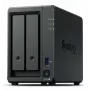NAS Synology DiskStation DS725+ 2 lizdai Ryzen R1600 4GB DDR4 ECC, 2.5GbE, 2x M.2, RAID palaikymas, 0TB, Juoda