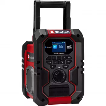 Nešiojamas radijas EINHELL TE-CR 18 Li DAB+ FM Bluetooth USB, maitinamas akumuliatoriumi (suderinamas su TE-CR 18 Li)