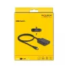 DeLOCK HDMI jungiklis 2 x HDMI įėjimas į 1 x HDMI išėjimas 8K 60 Hz integruotas kabelis 50 cm