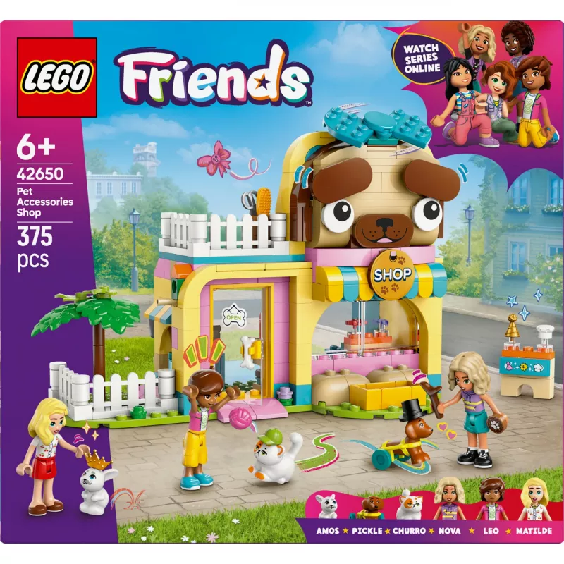 LEGO FRIENDS 42650 Naminių gyvūnėlių aksesuarų parduotuvė