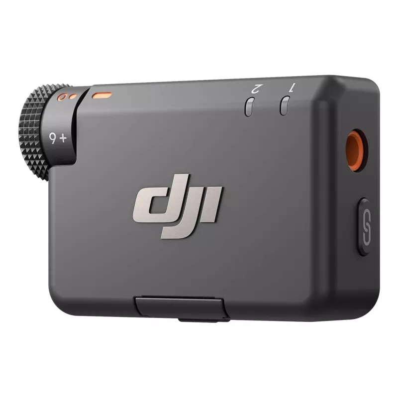 Belaidis mikrofonų rinkinys DJI Mic Mini (2 TX + 1 RX + Įkrovimo dėklas) – Tamsiai pilka