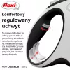 Flexi New COMFORT 8 m Juoda, Pilka Šunų Ištraukiamas Pavadėlis