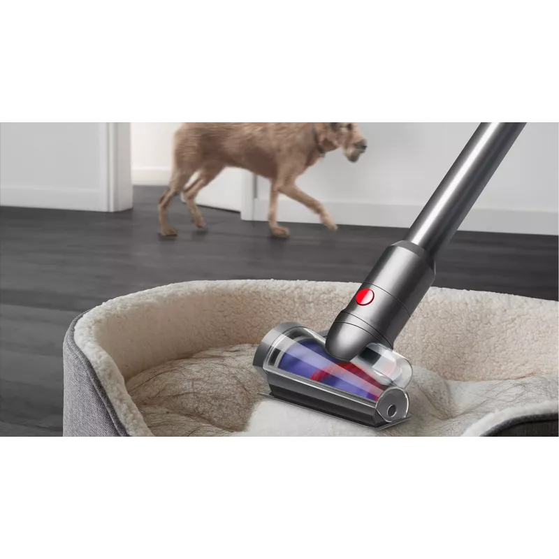 Dyson V12 Submarine 3-in-1 belaidis dulkių siurblys šlapiam ir sausam valymui, HEPA filtras, be maišelio, 0,35 l, nikelio ir geltonos spalvos
