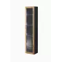 Vitrina sieninė Cama Meble VIGO 180 1800×400×300 mm juoda/wotan ąžuolas