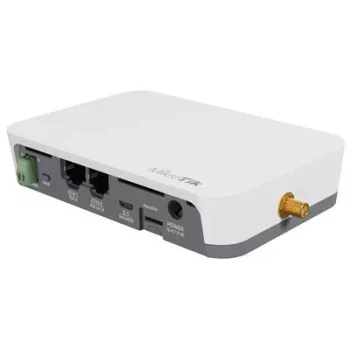 Šliuzas / valdiklis MikroTik KNOT LR8G — vienos juostos 2,4 GHz, 100 Mbit/s Ethernet, QCA9531 650 MHz, RS-485, NanoSIM