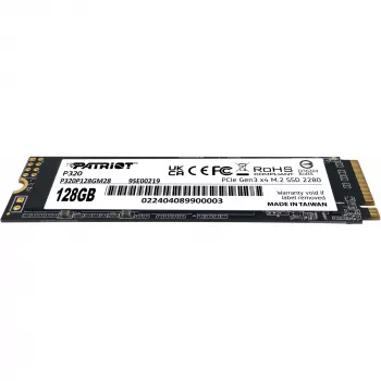 SSD diskas Patriot P320 128GB M.2 2280 PCIe 3.0 x4 NVMe