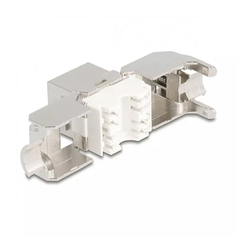 DeLOCK 90683 Lyties keitiklis RJ45 LSA sidabrinis