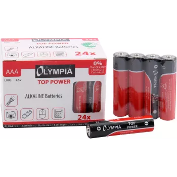Buitinė baterija AAA šarminė Olympia 40180