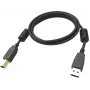 Vision Professional USB kabelis – USB (M) į USB Type B (M) – USB 2.0 – 2 m – Juodas
