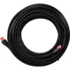 Goobay CAT 6 lauko jungiamasis kabelis, U/UTP, juodas, 75 m – vario laidininkai, PE išorinis apvalkalas (55439)