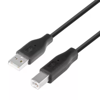 TB USB AM-BM laidas 1,8 m juodas (AKTBXKU1PABW18B)