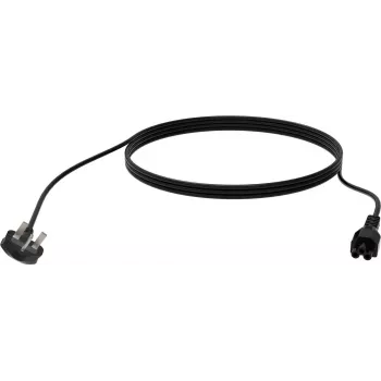 Maitinimo laidas Vision TC 3MUKCVLF/BL 3m BS 1363 IEC C5 Juodas