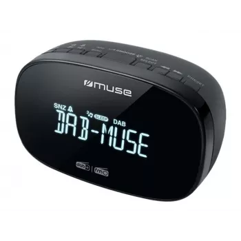 Muse M-150 CDB DAB+/FM dvigubo žadintuvo radijo imtuvas, juodas