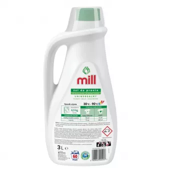 MILL Universalus skalbimo gelis 3 l, 60 skalbimų