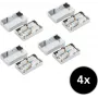 Tinklo plėtinio rinkinys ShiverPeaks 75001-SET4 Cat. 6 4 vnt.