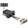 Adapteris jungties keitimui DELOCK 67087 D-Sub 15 (HD) moteriškas į RJ12 juodas