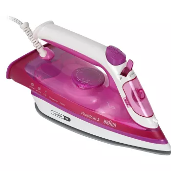 Braun FreeStyle 3 FI 3124 Sausas ir garinis lygintuvas, keraminis padas, 2400 W, violetinis