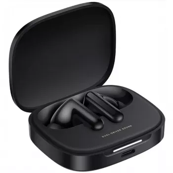 Ausinės Xiaomi Buds 6 belaidės į ausį įdedamos dvikanalės ausinės, Bluetooth 5.4, ANC, 42 h veikimo laikas, IP54, naktinė juoda