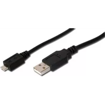 USB kabelis Digitus 1,8 m USB 2.0 USB A Micro-USB A juodas