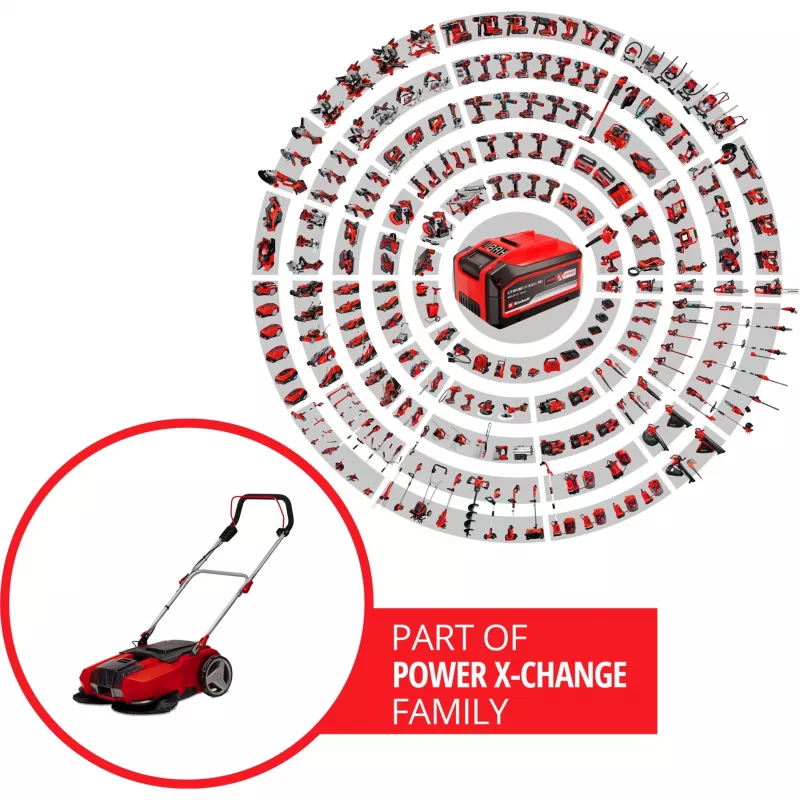 Einhell 2352040 stumiama vejos šluota
