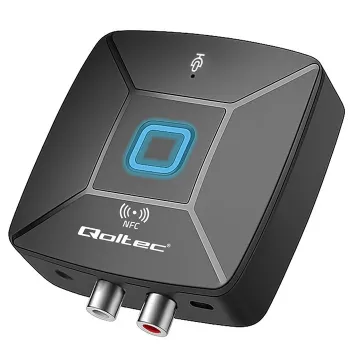 QOLTEC 56981 belaidis garso siųstuvas-imtuvas HiFi Bluetooth 6.0 NFC