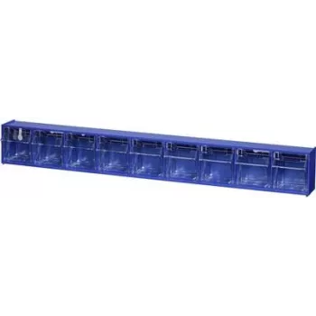Laikymo dėžutė allit VarioPlus ProFlip 9 B x H T 600 77 – modulinis plastikinis organizatorius smulkioms detalėms