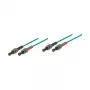 Pataisinis laidas LWL Duplex OM3 (daugiamodis, 50/125) ST/ST, LSZH, 1 m, Good Connections®