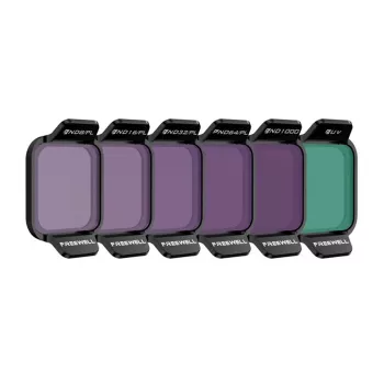 Filtrų rinkinys Freewell FW-DFL-BRG, 6 vnt., su tilteliu/adapteriu, skirtas DJI Flip
