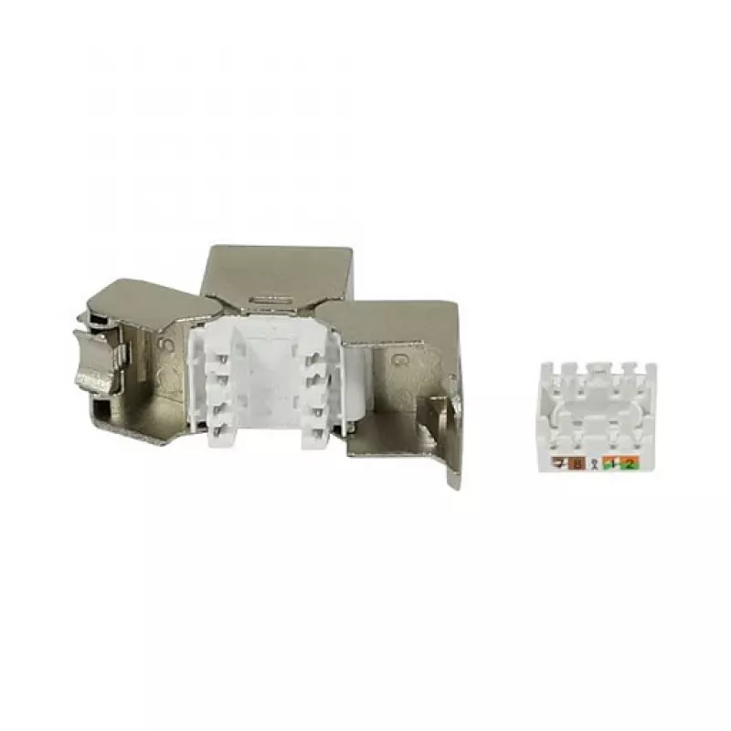 Synergy 21 Keystone modulis TP lizdas RJ45 CAT6A 500MHz trumpas su kabelio užveržimu