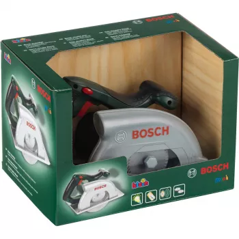 Theo Klein 8421 Bosch diskinis pjūklas su baterijomis, sukamasis judesys, šviesos ir garso funkcijos, 23 cm x 16 cm x 14,5 cm