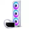 Phanteks Glacier One 360M25 LCD AiO skysčio aušinimas su 6 colių ekranu, 360 mm, baltas