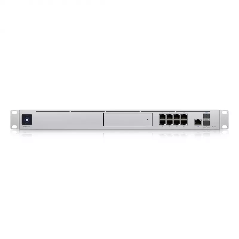 Šliuzas UBIQUITI Dream Machine Special Edition – 1U stovas, 8x RJ-45 LAN, PoE, 1,7 GHz procesorius, 4 GB DDR4, 16 GB „flash“, 3,3 cm liečiamasis ekranas