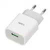 Įkroviklis iBOX C-41 USB 2A, 1 USB prievadas, microUSB laidas, Baltas