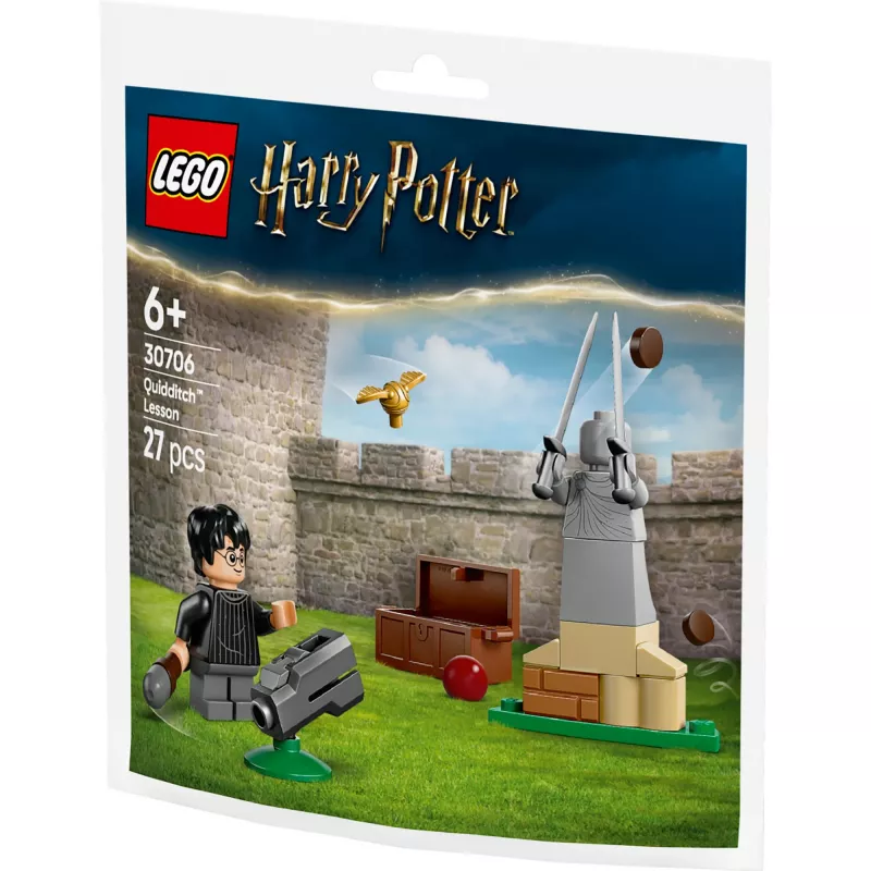 LEGO Harry Potter rinkinys 30706 „Kvidičo pamoka“ su Harry ir Draco minifigūrėlėmis