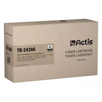 Kasečių toneris ACTIS TB-2420A, suderinama su Brother, juoda, 3000 puslapių, vienetinis