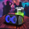 Nešiojamas muzikos centras MANTA SPK0401B100 Bluetooth garsiakalbis, 100 W didžiausia galia, FM radijas, karaokė, įmontuota baterija, X-BASS