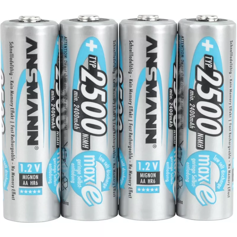 AA baterija Ansmann 2500mAh maxE plus nikelio-metalo hidrido NiMH