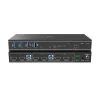 Lindy 2 prievadų dviejų galvučių HDMI 4K60, USB 3.0 KVM jungiklis, 4096 x 2160 pikselių, 4K Ultra HD, juodas