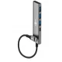 Goobay Slim 4-Port USB Hub USB-C į USB-A 5 Gbit/s - 1x USB-C, 3x USB-A (76562)