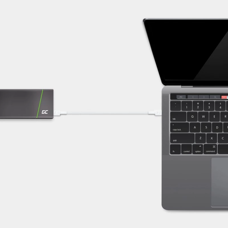 Green Cell KABGC30W USB kabelis USB 3.2 Gen 1 (3.1 Gen 1) 1,2 m USB-C baltas