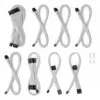 CableMod C-Series Pro ModMesh kabelių rinkinys Corsair RMi, RMx ir RM maitinimo šaltiniams — baltas